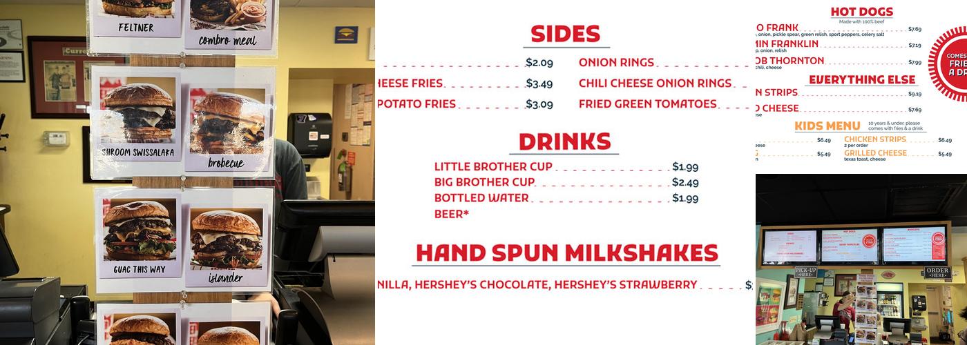 Feltner Brothers Menu