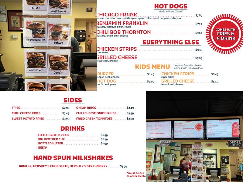 Feltner Brothers Menu