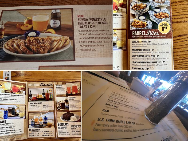 Cracker Barrel Old Country Store Menu