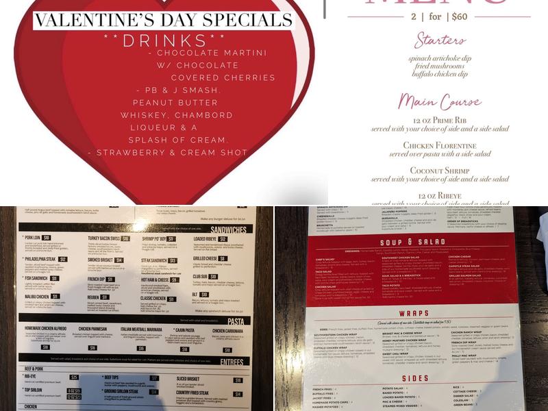 Ice House Menu