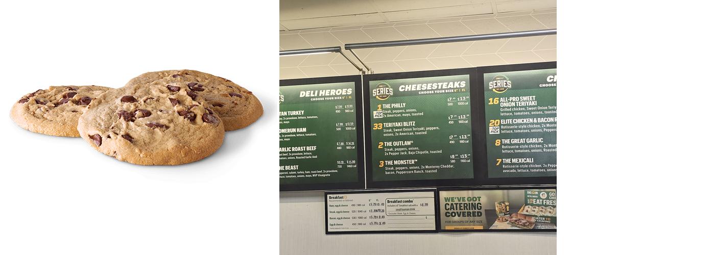 Subway Menu