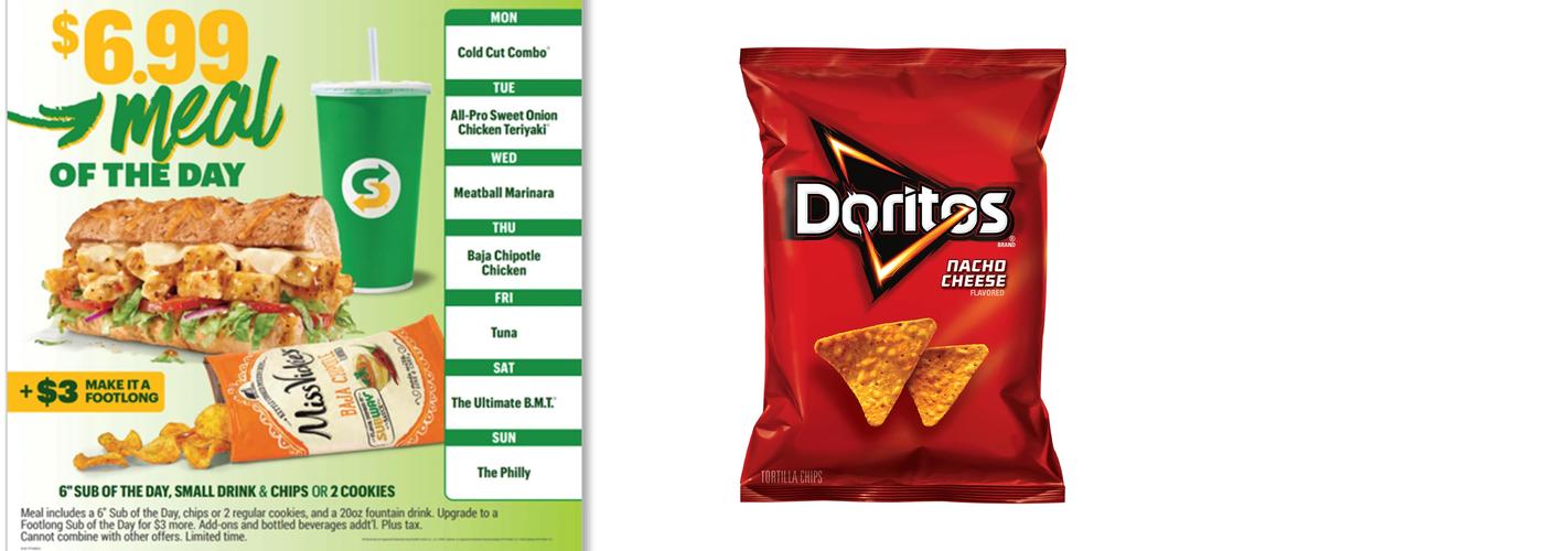 Subway Menu