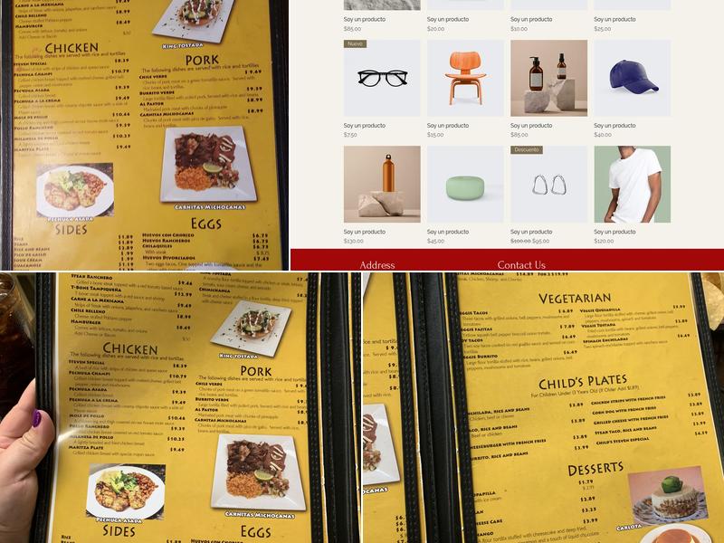 Sabor Guacamole Menu