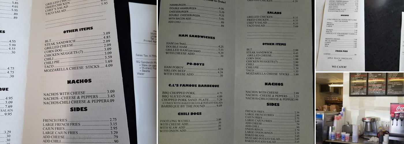 Ray's Menu
