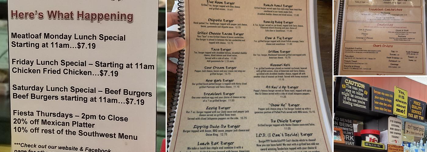 Pappy’s Grill & Pub Menu