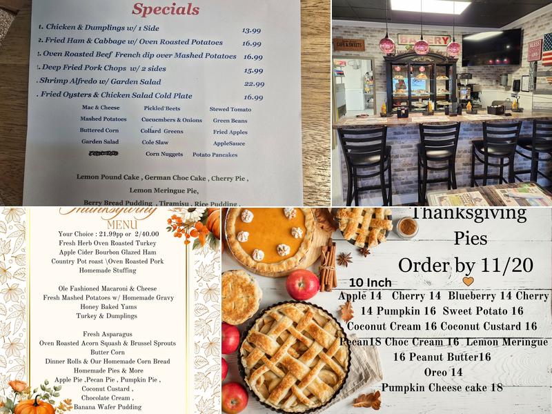 Main Street Cafe Menu