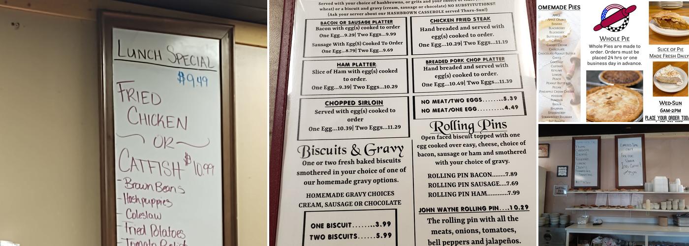 Rolling Pin Café Menu