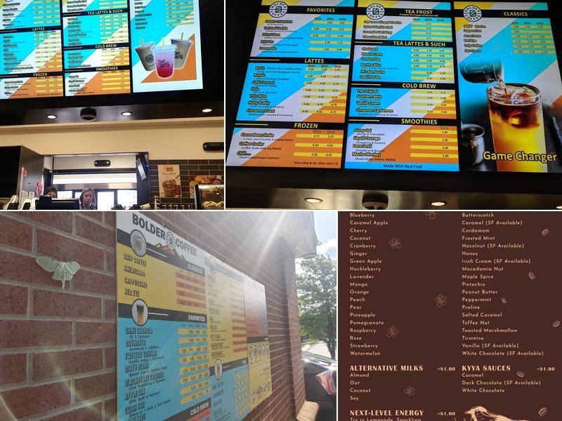Bolder Coffee Menu