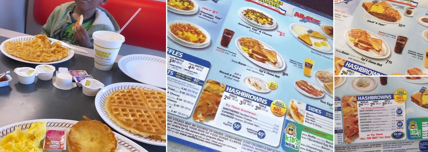 Waffle House Menu