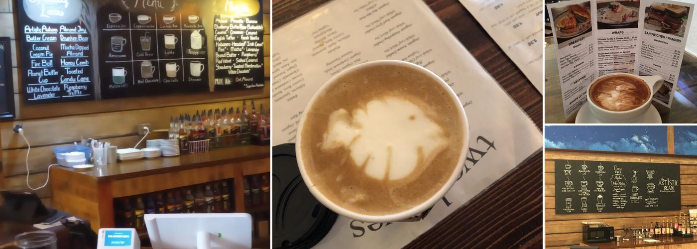The Artistic Bean Menu