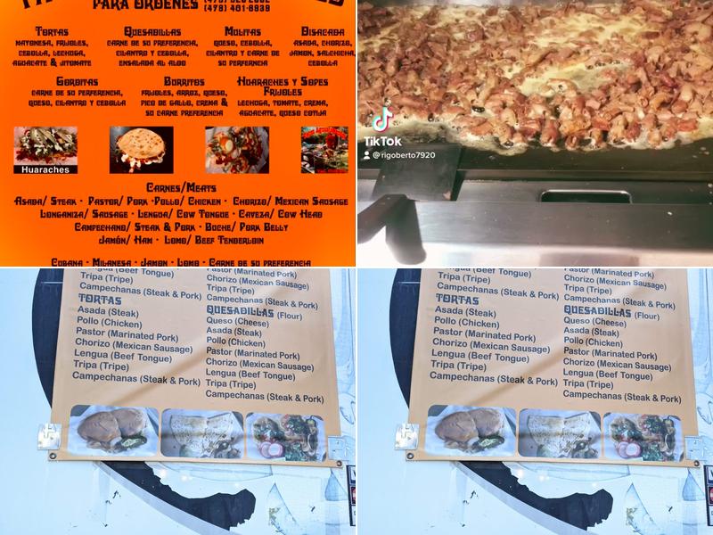 Tacos Aguascalientes Menu