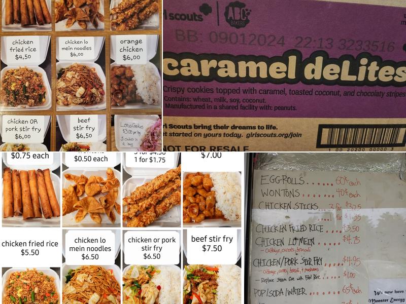 DKones Eggrolls Menu