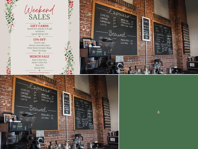 Amity Coffee Menu