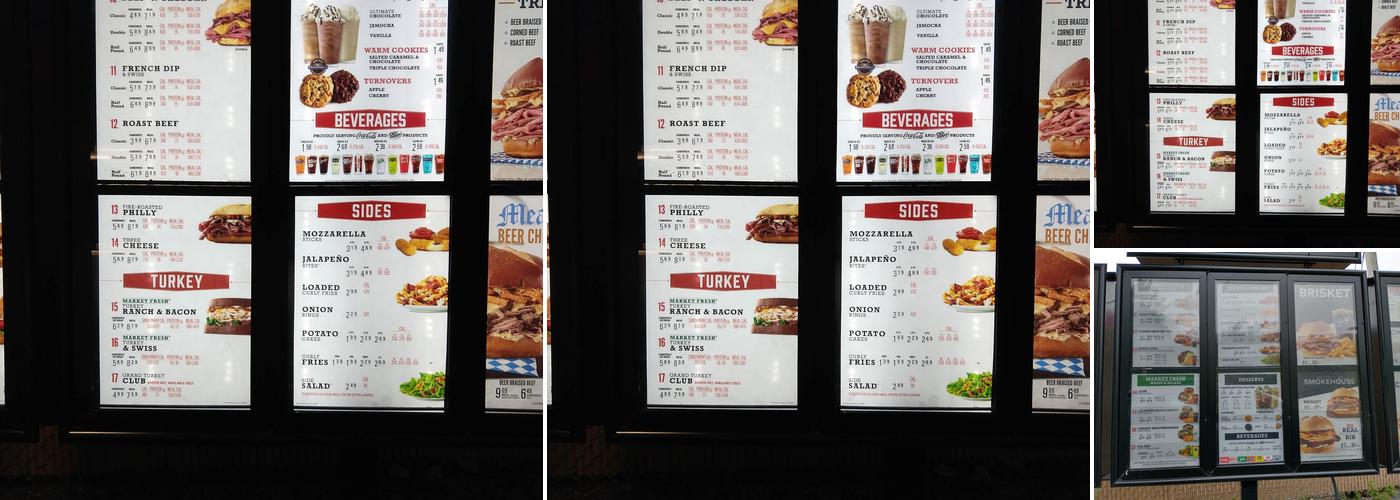Arby's Menu