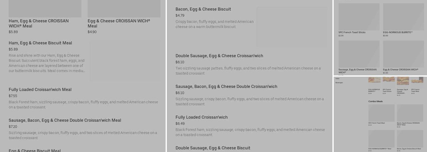 Burger King Menu