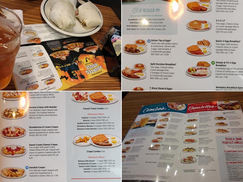 IHOP Menu