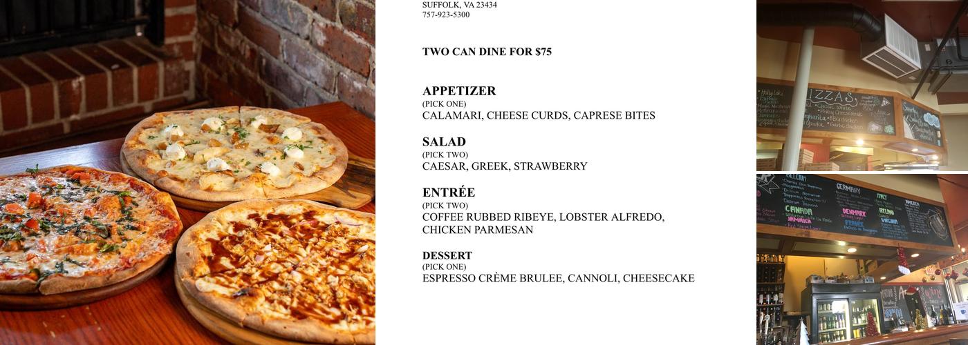 Amicis Menu