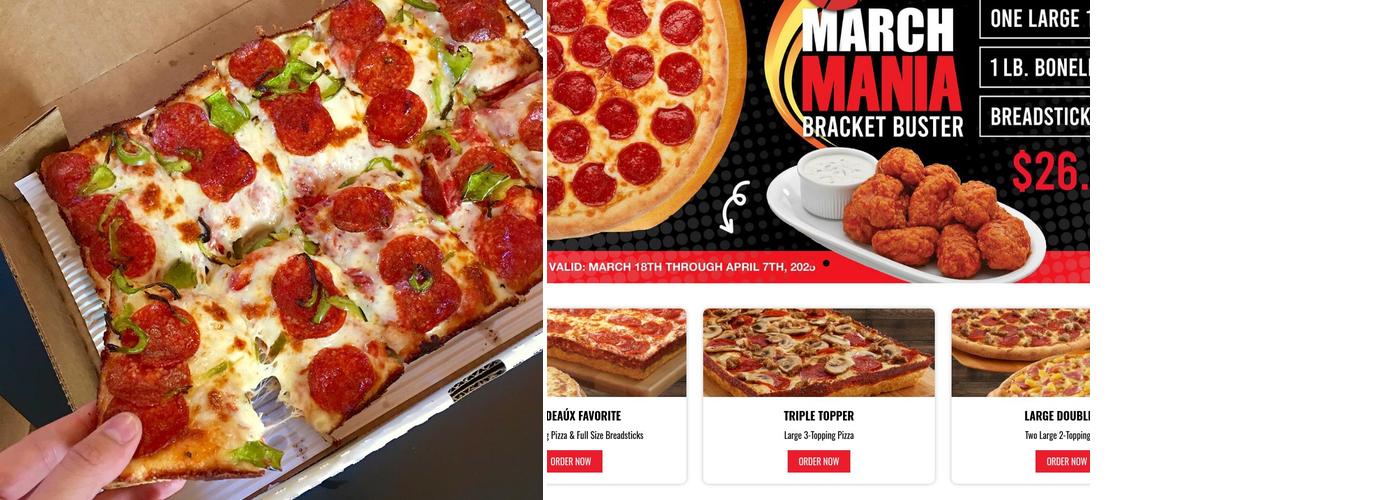 Breadeaux Pizza Menu