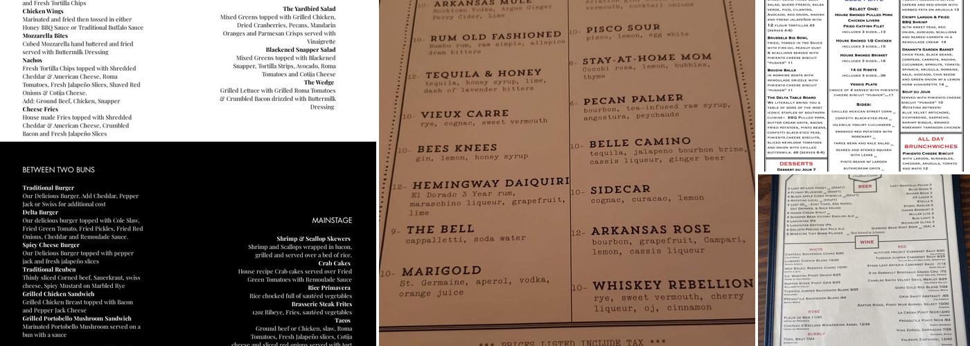 The Busker Menu