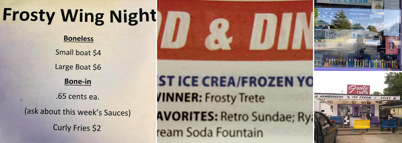 Frosty Trete Menu
