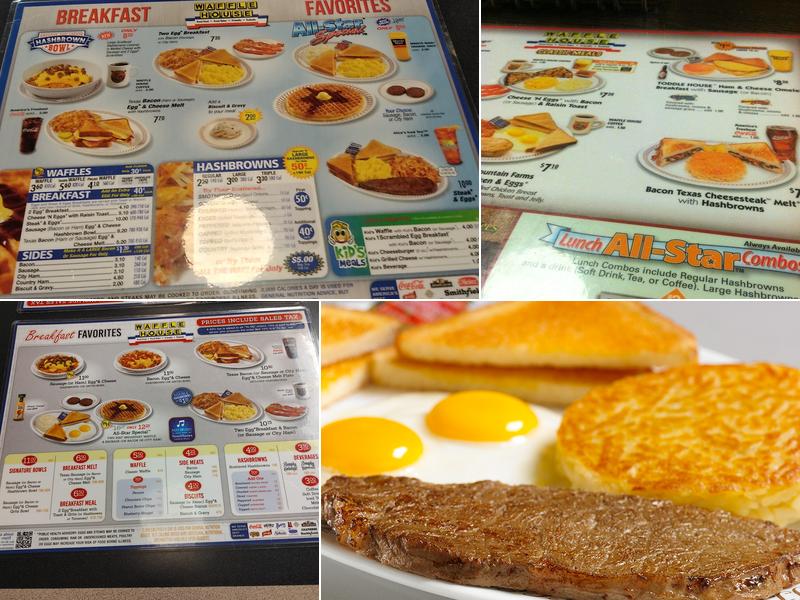 Waffle House Menu