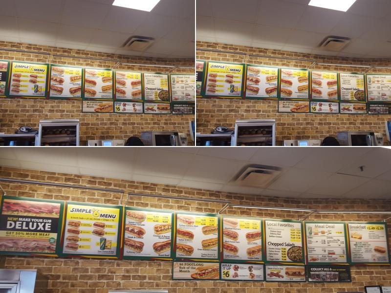 Subway Menu
