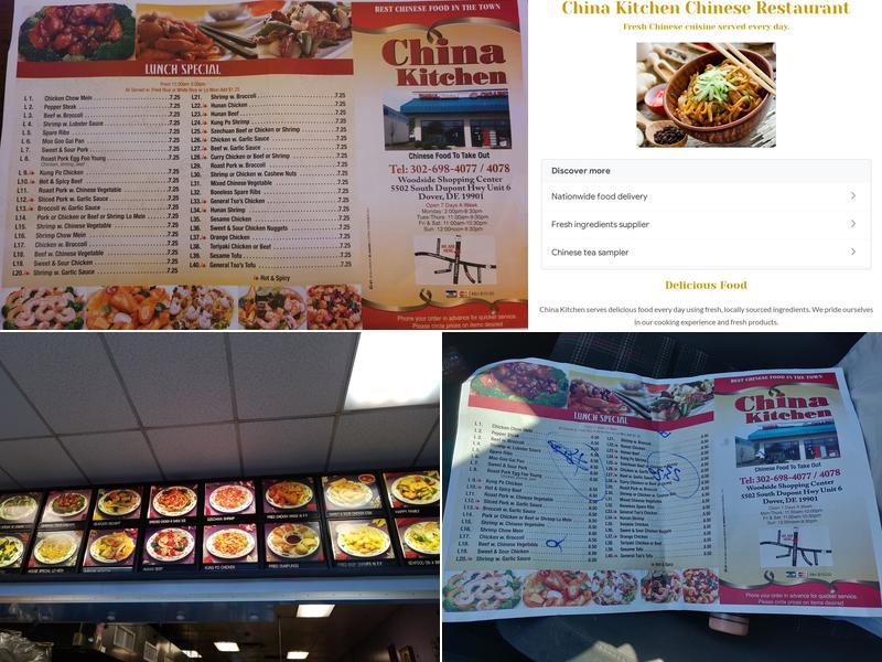 China Kitchen Menu