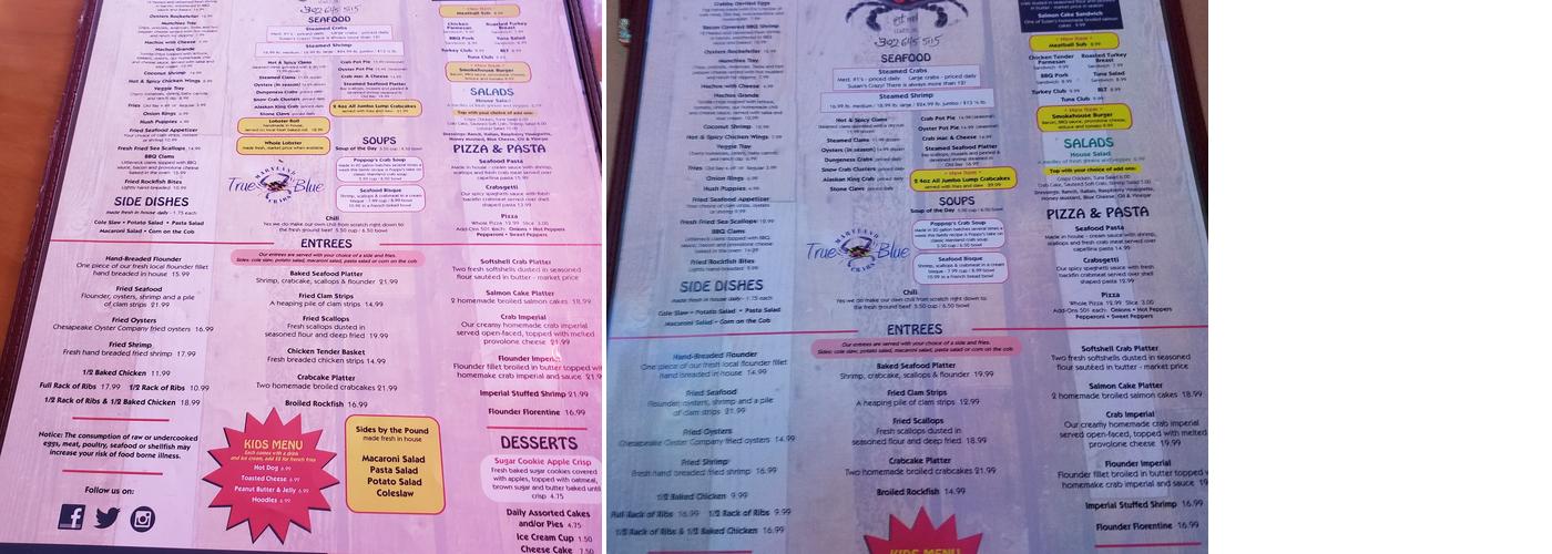 Lazy Susans Menu