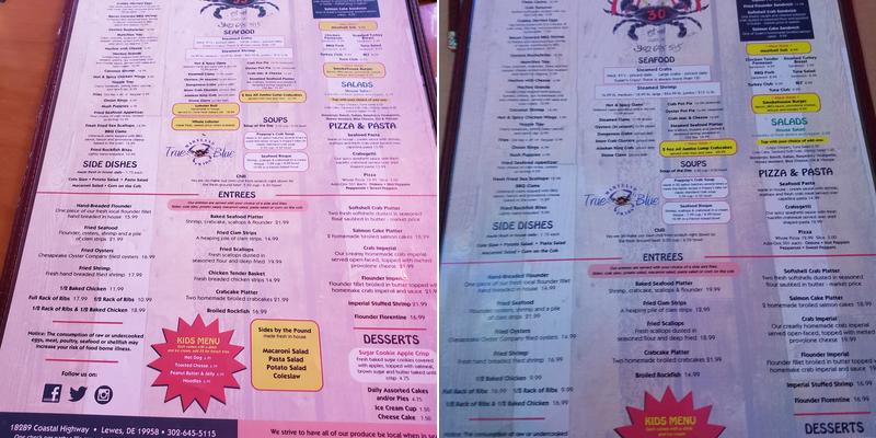 Lazy Susans Menu
