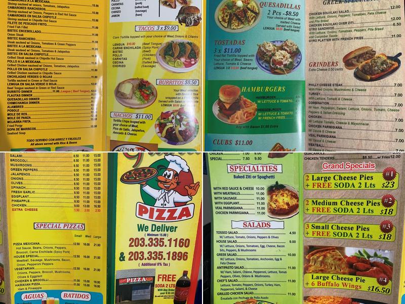 Grand Pizza Pasta & Subs Menu