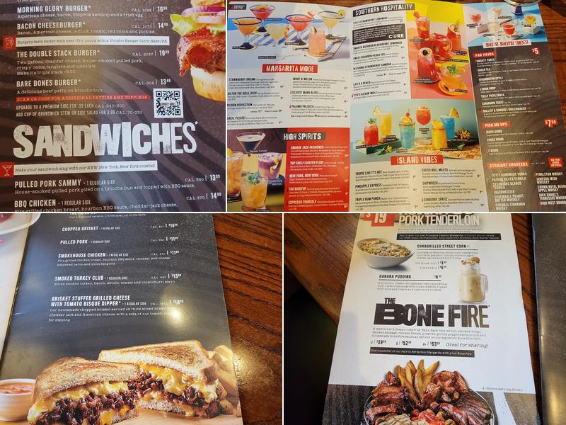 Smokey Bones Newport News Menu