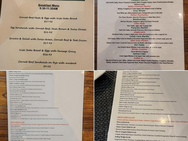 Little Goose Cafe Menu