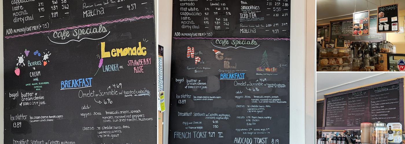 Cafe Atlantique Menu