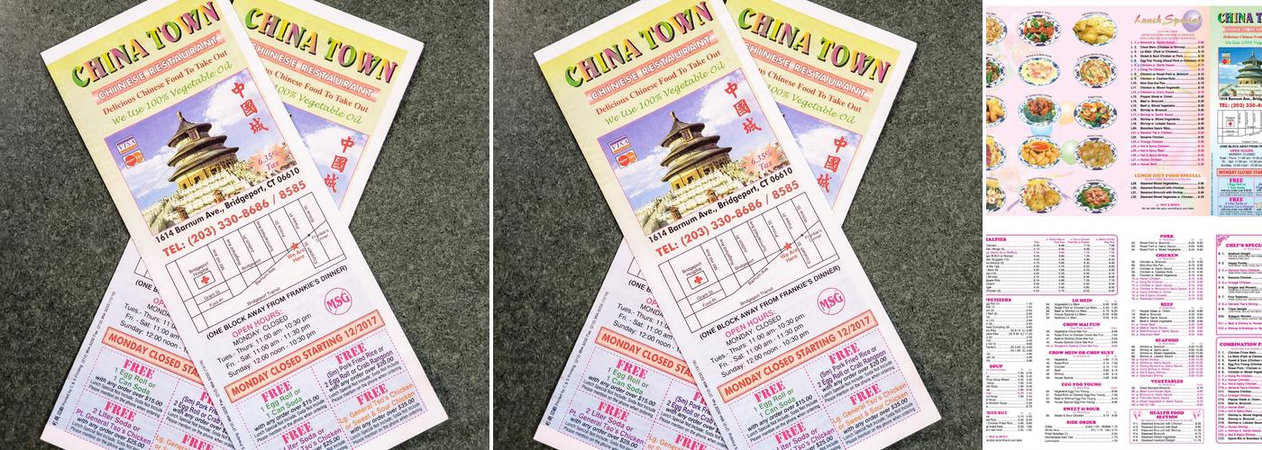 China Town Chinese Restaurant Menu