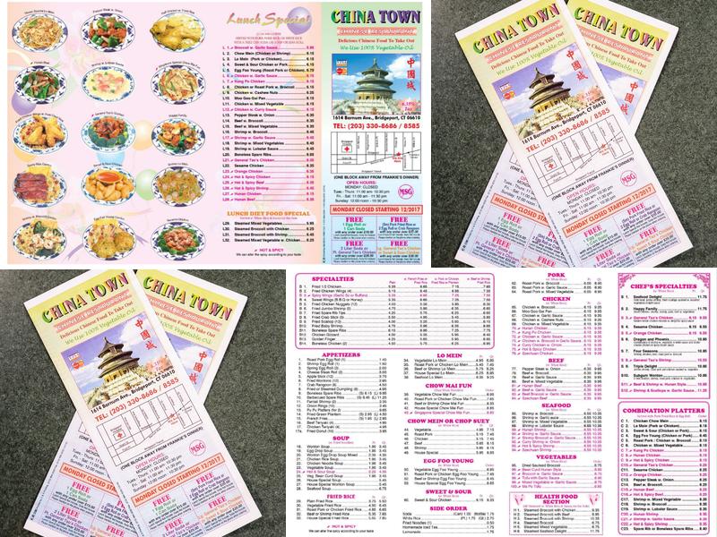 China Town Chinese Restaurant Menu