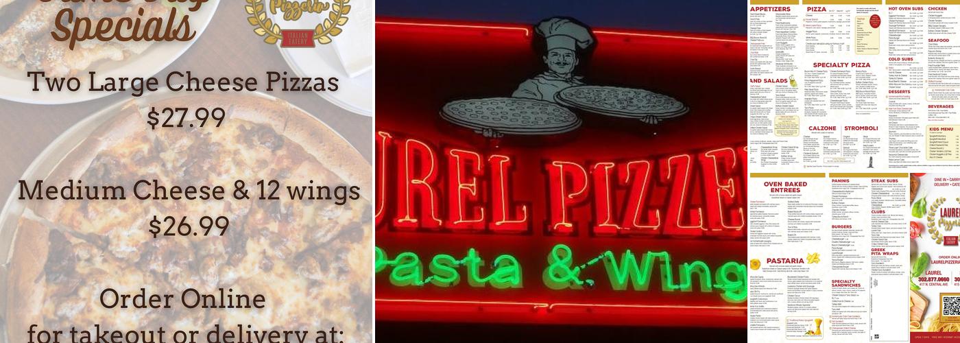 Laurel Pizzeria Menu