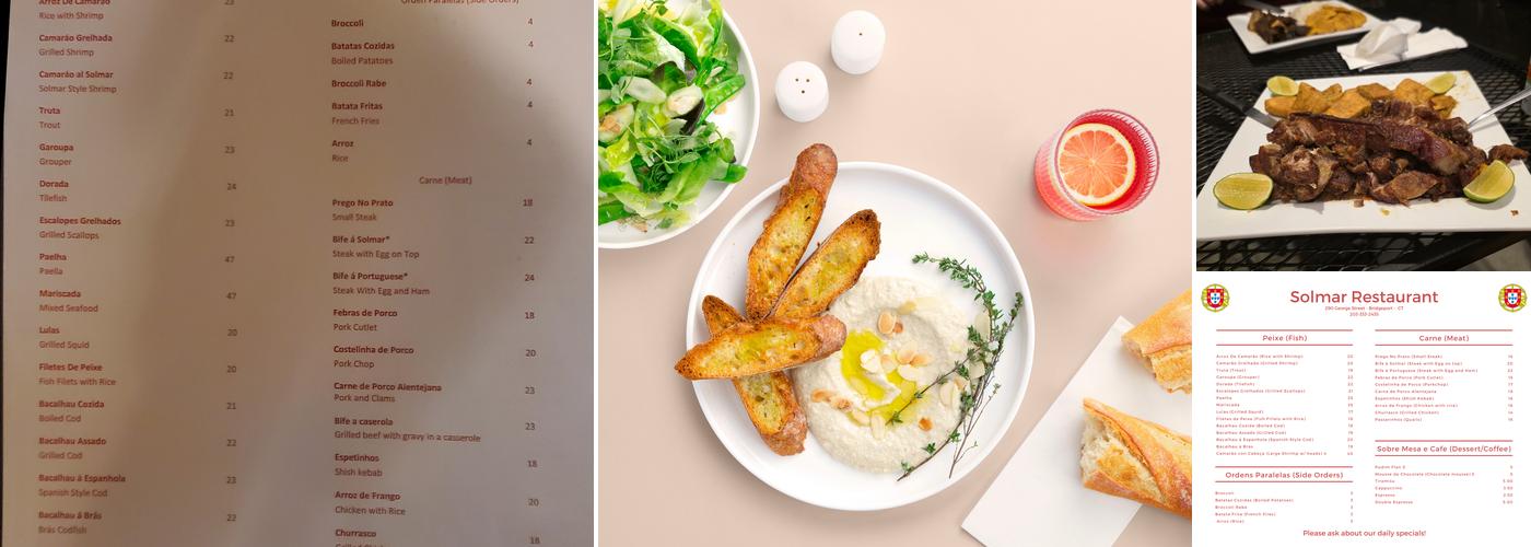 Solmar Restaurant Menu