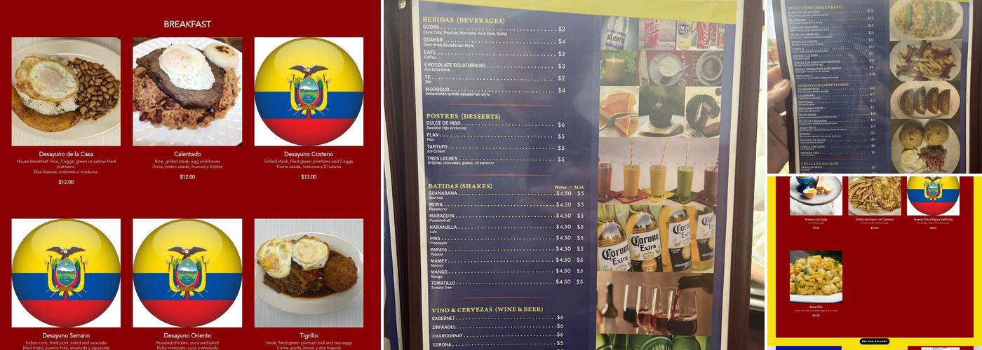 El Idolo Restaurant 2 Menu