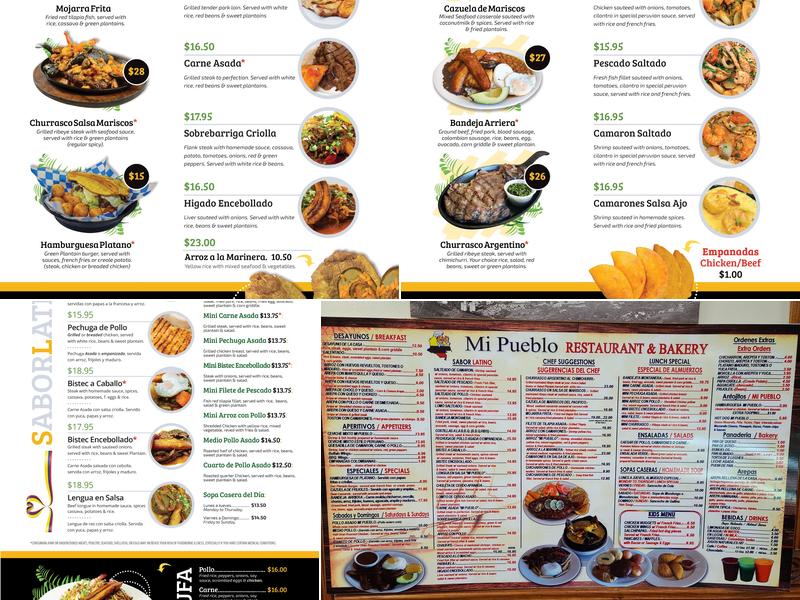 Mi Pueblo Restaurant & Bakery 2 Menu