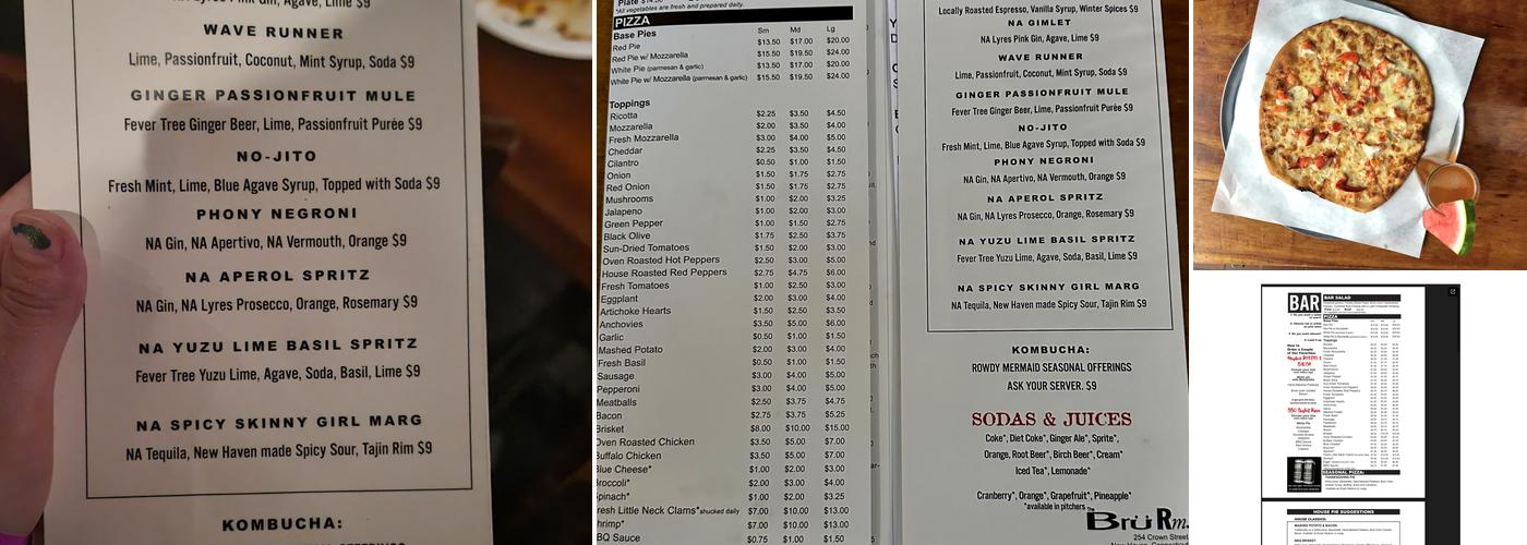 BAR Menu
