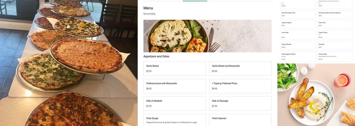 Abate Restaurant Menu