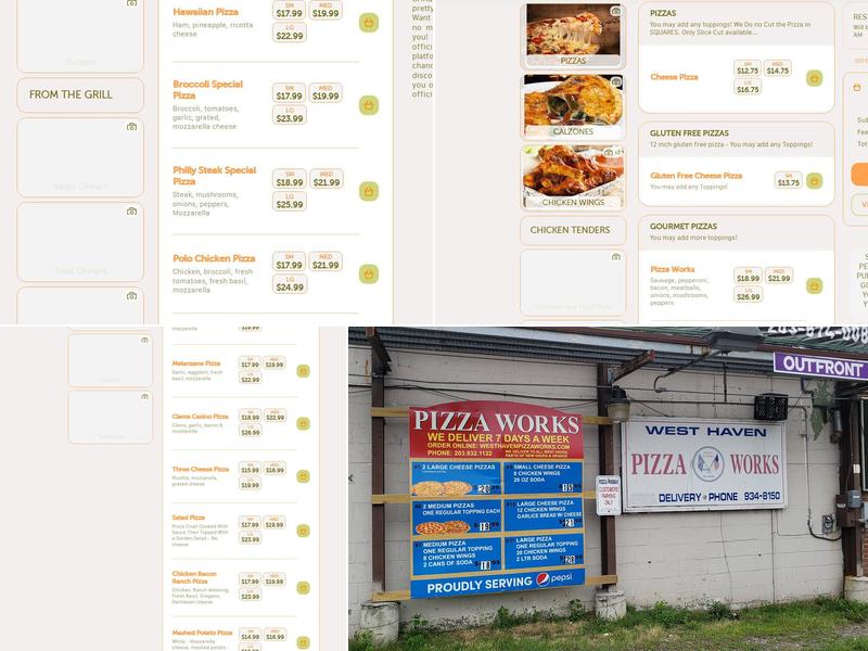 Pizza Works Menu