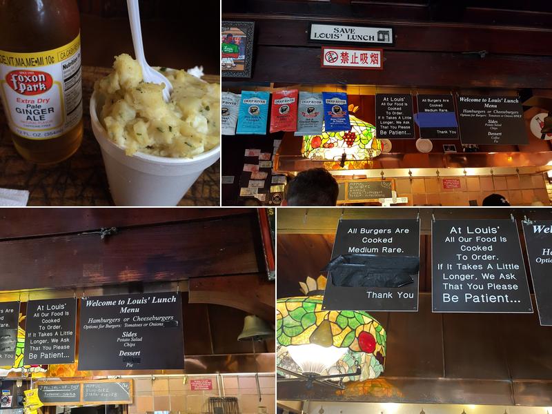 Louis' Lunch Menu