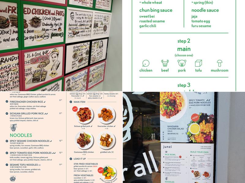 Junzi Kitchen | Yale University, New Haven CT 君子食堂 耶鲁店 Menu