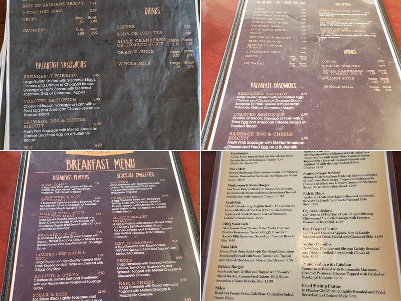 Olivia's In the Village Menu