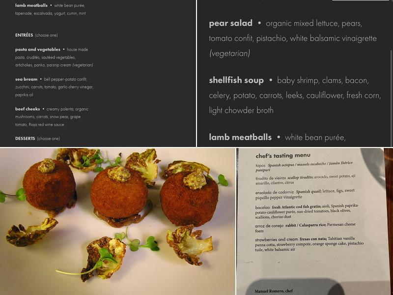 olea Menu