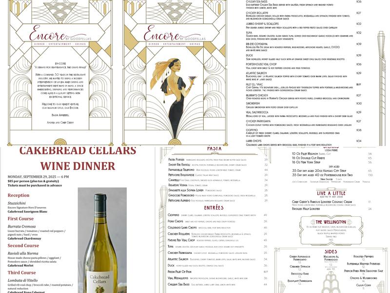 Encore by Goodfellas Menu