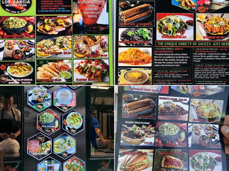 Los Garcia Mexican Fusion Menu