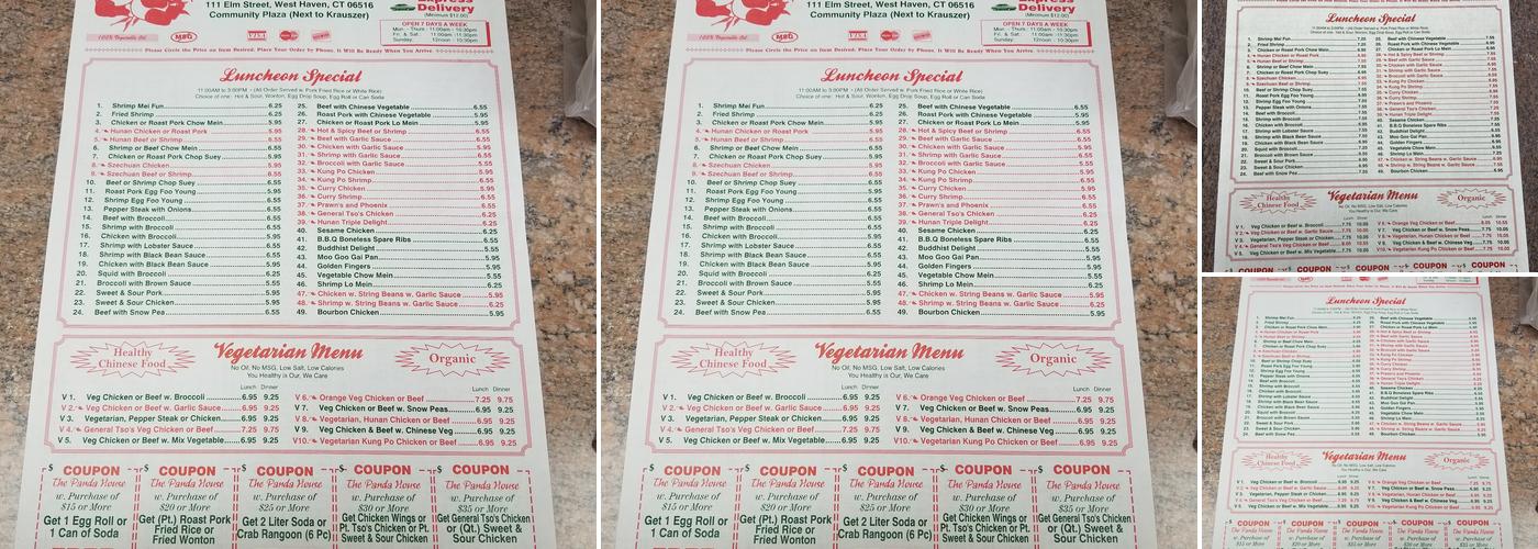 Panda House Menu