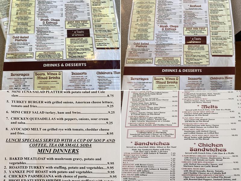 West Haven Duchess Dineraunt Menu